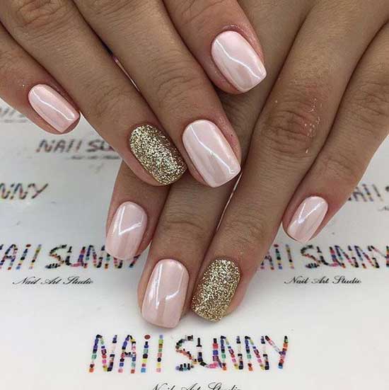 Rub on short nails 2020