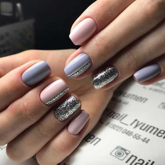 Short nail design, lengthening nails