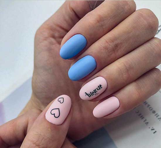 Fashionable manicure ideas for short nails - minimalism