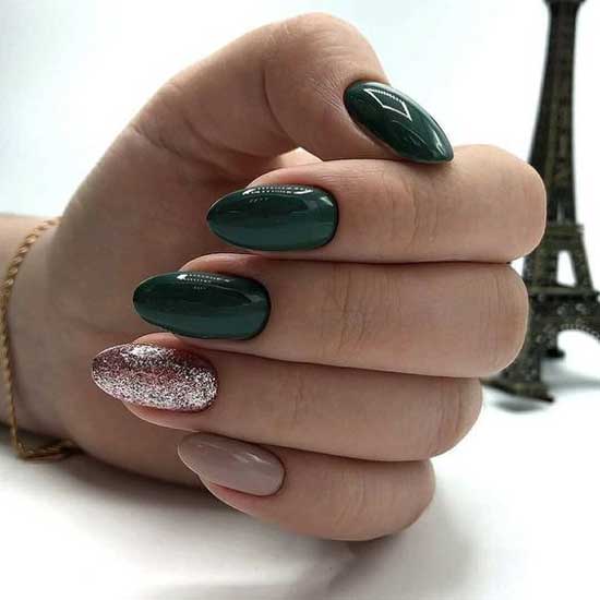 Liquid foil on nails: top ideas