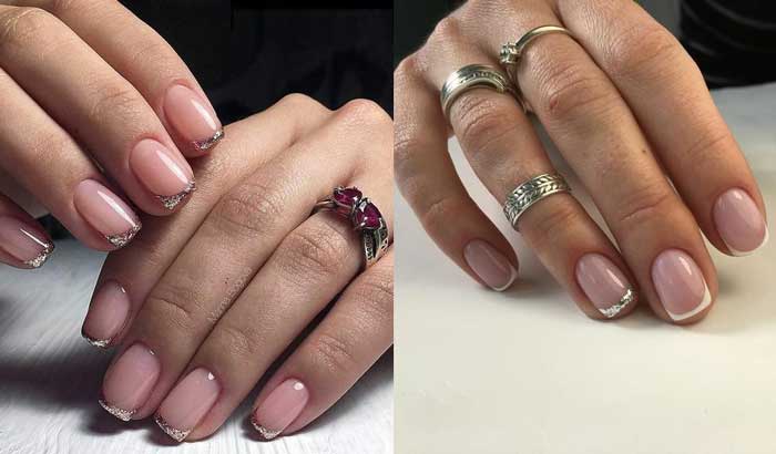 Liquid foil on nails: top manicure ideas, photo novelties