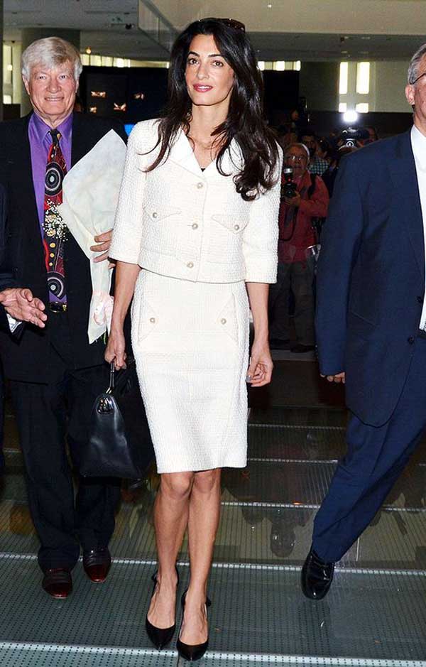 Amal Clooney style photo