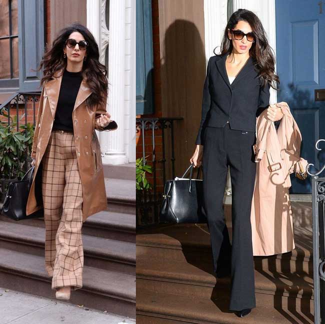 Looks de bureau - style Amal Clooney