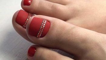 Red Pedicure - Design Ideas 2019