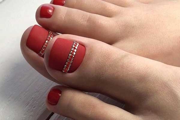 Red Pedicure - Design Ideas 2019