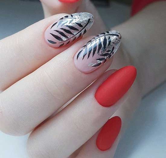 Manicure for March 8 - feminine ideas