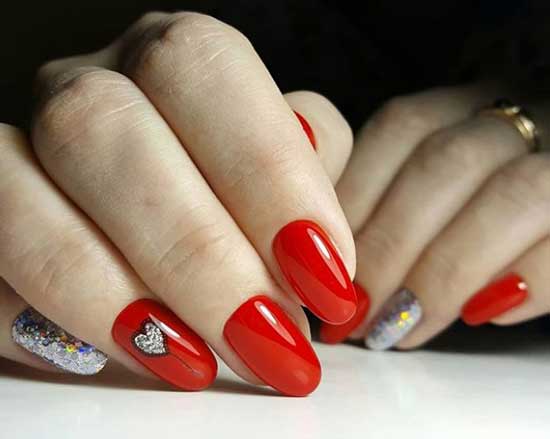 Manicure for March 8 photo ideas