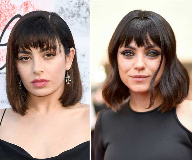 Fashionable bangs 2019-2020