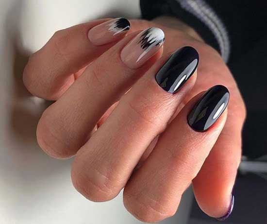 Fashionable jacket on two nails