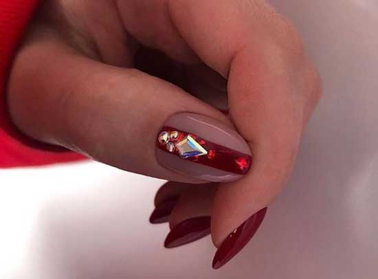 Beautiful geometric manicure 2020