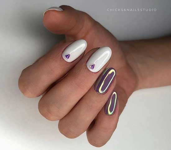 Triangles in geometric manicure