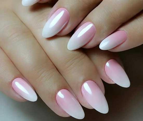 Bright combination of white and pink