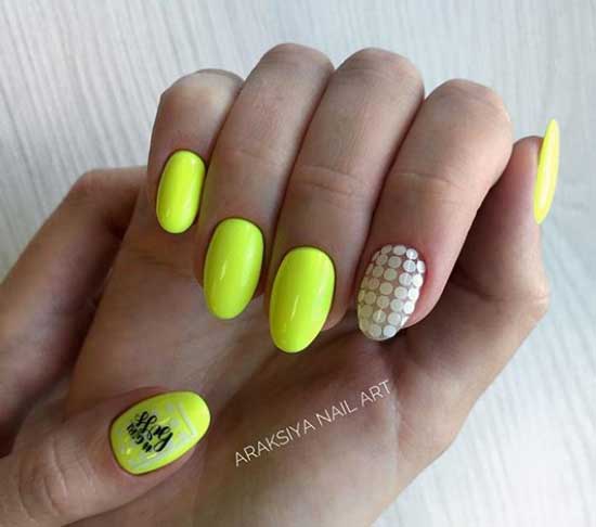 Neon manicure 2019