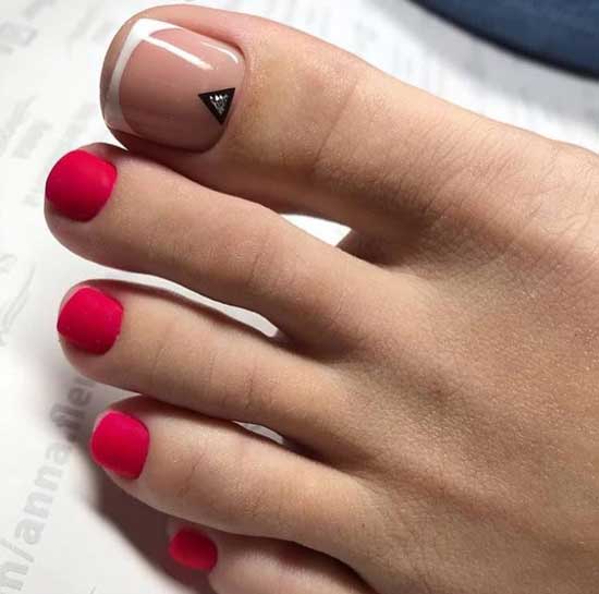 French pedicure ideas 2019