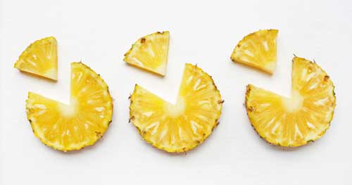 Cinq aliments sains qui nuisent à votre silhouette - l'ananas