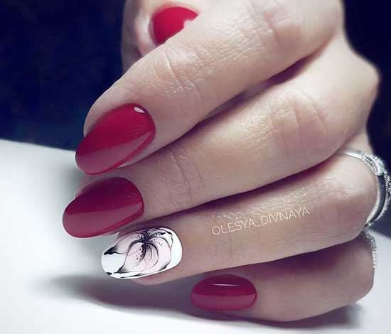 Nail design with flowers 2019-2020