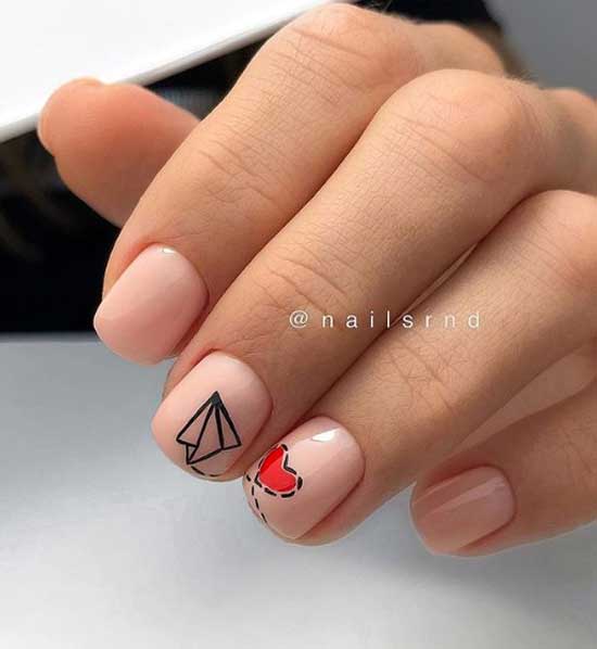 Minimalism manicure ideas