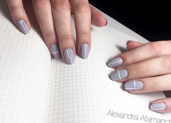 Manicure minimalism ideas