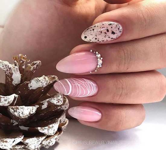 Pastel and spider web nail designs 2019-2020