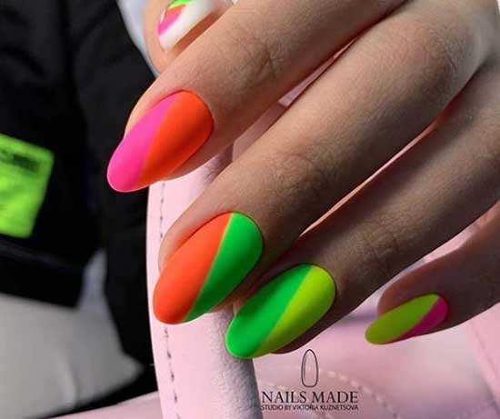 Fashionable nails 2019-2020 photo bright nails