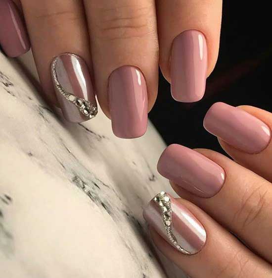 Rubbed manicure ideas