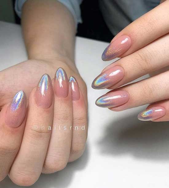 Shape - sharp nails manicure design