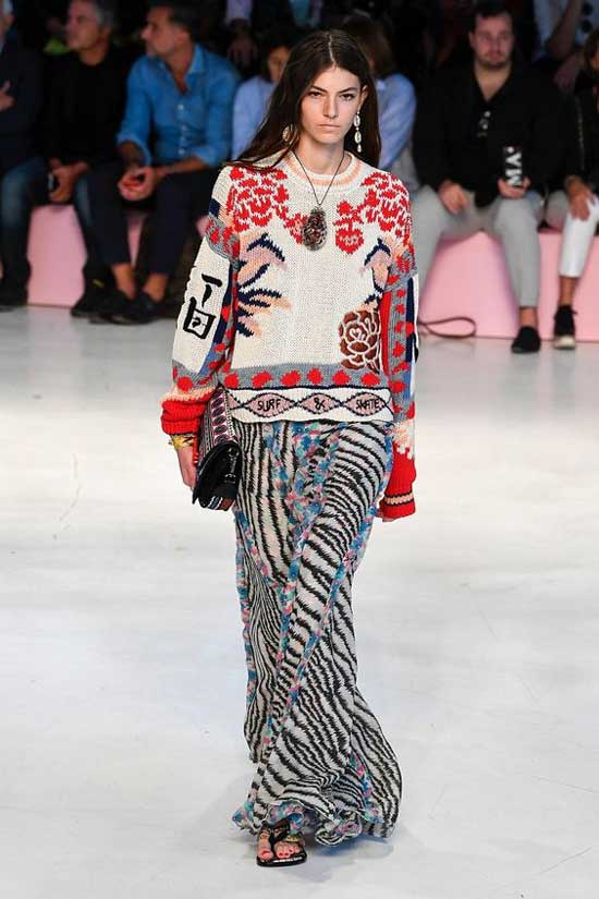 Look jupe longue Etro