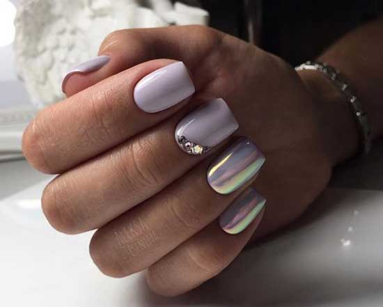 Ideas and photos of the combined manicure