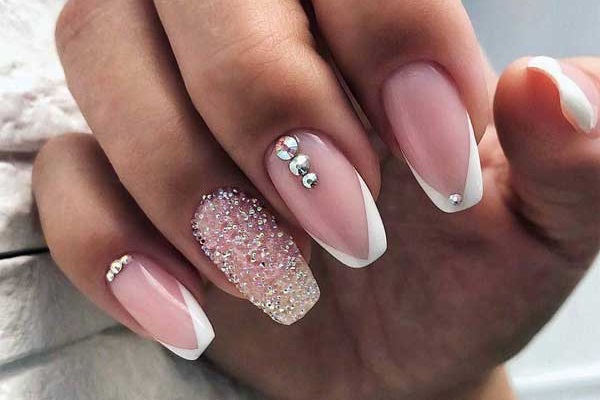 Combined manicure design 2019