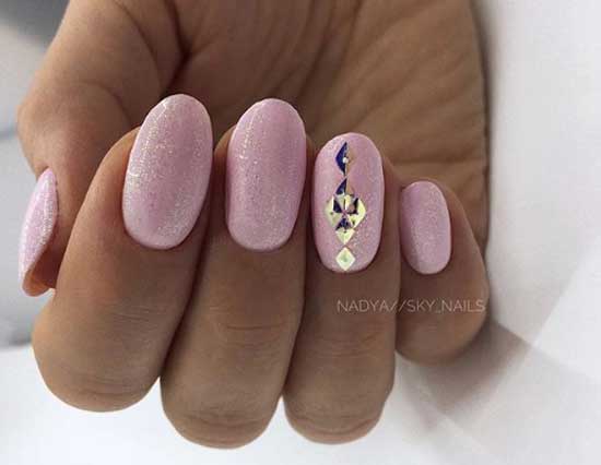 Photo of manicure with different decor