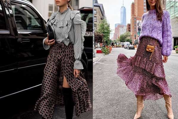 Fashionable long skirts 2019: what to wear, the best images, photos