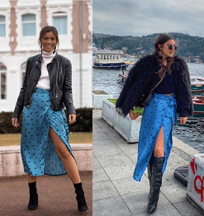 Fashionable wrap skirts 2019