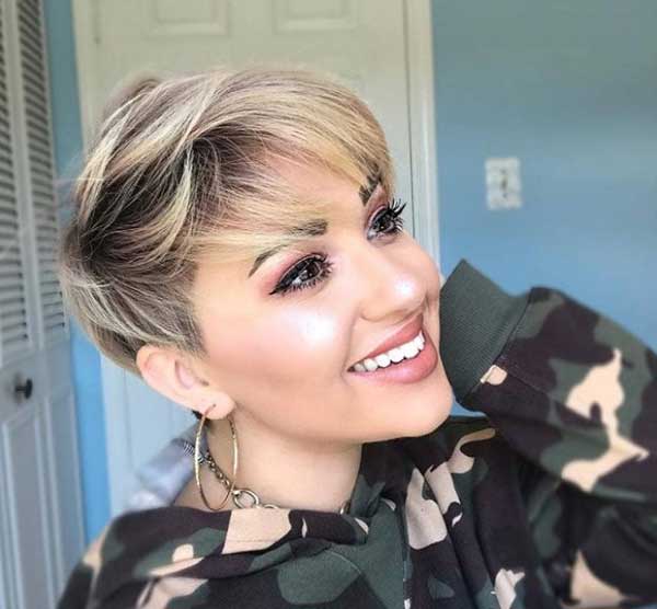 Long pixie haircut