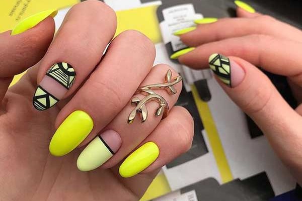 Acid manicure 2019-2020 photo nail design ideas