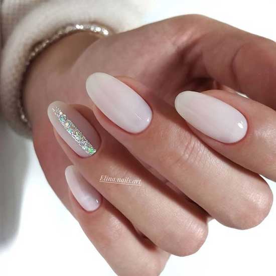 Fashionable nude manicure summer 2019