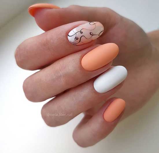 Peach nail color 2019