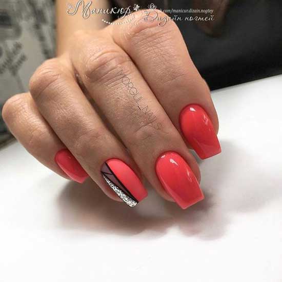 Coral manicure 2019