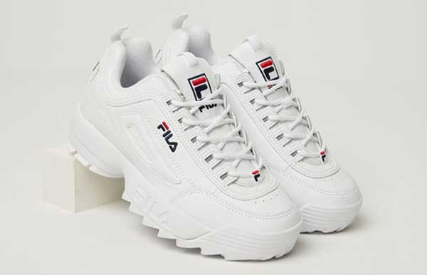 Fila White Trainers