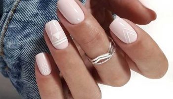 Light pink manicure 2019-2020