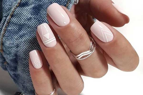 Light pink manicure 2019-2020