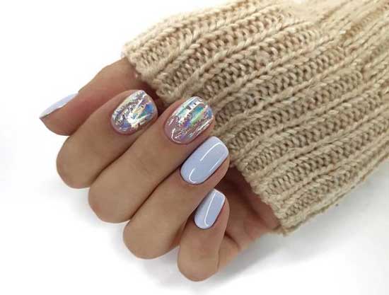 Light manicure of new design