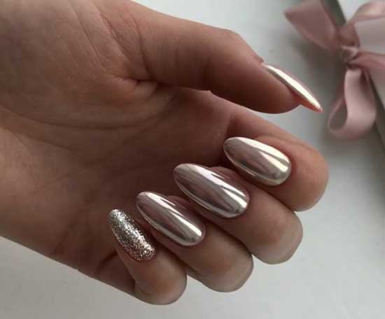 Light manicure with rub