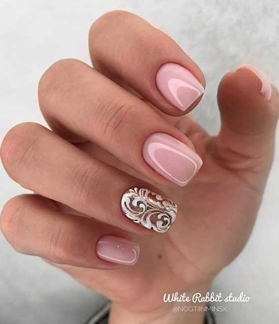 Pink with glitter sticker