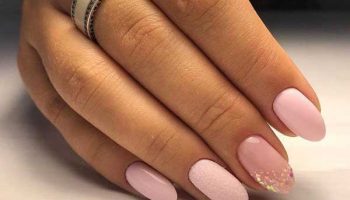 Beautiful pink manicure 2019