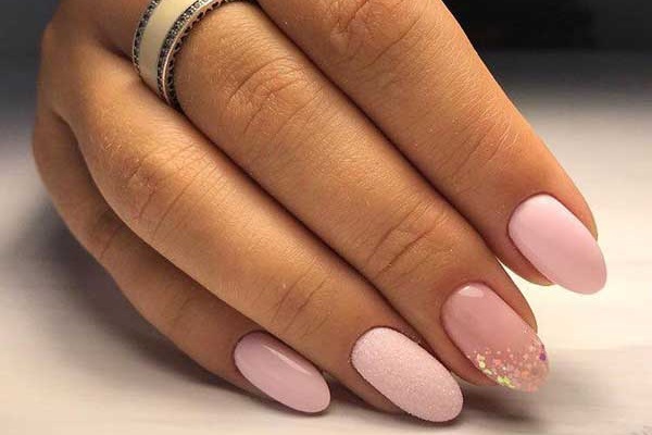 Beautiful pink manicure 2019