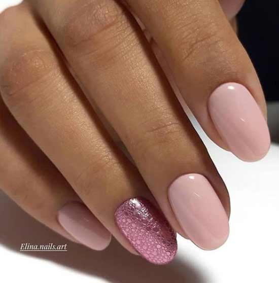 Pink manicure trending design 2020