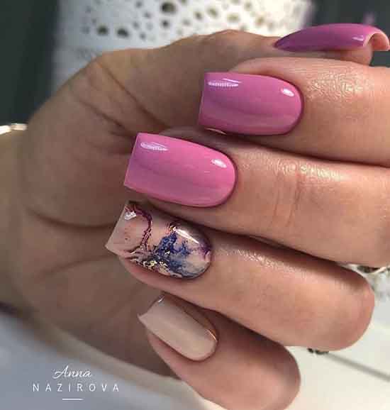 Fashionable pink manicure 2020: photo ideas, novelties, trends