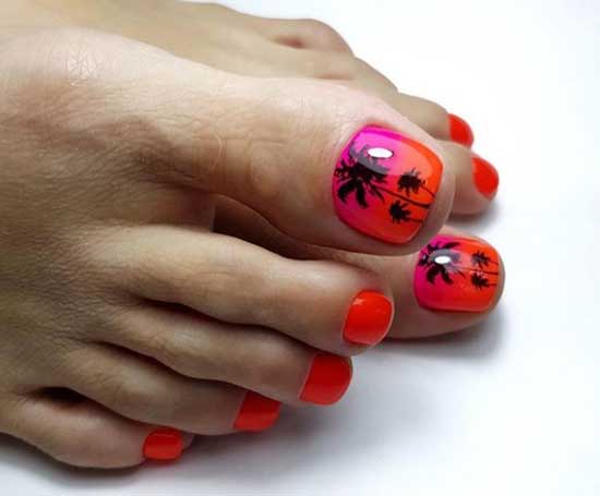 Choosing a pattern for a pedicure