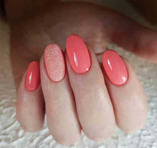 Coral manicure fashion ideas