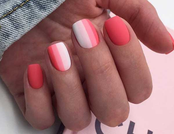 Corail - conception d'ongles pour le bureau